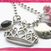 Hand Stamped NEcklace FIT FOR A PRINCESS Personalized for Children