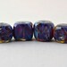 30 % Off Boro Lampwork Cube Beads - High Tide