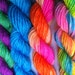 Mini Skeins pack of 5 Sock Wool - Rose on a Vespa