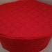 Red Oval Crock Pot Cover