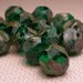 Emerald Green Faceted Nuggets