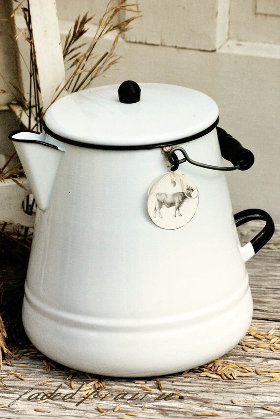 Antique Cowboy Coffee Pot...
