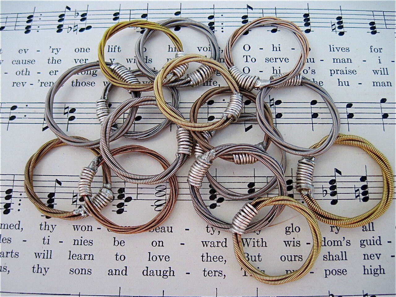 Wedding ring on a string