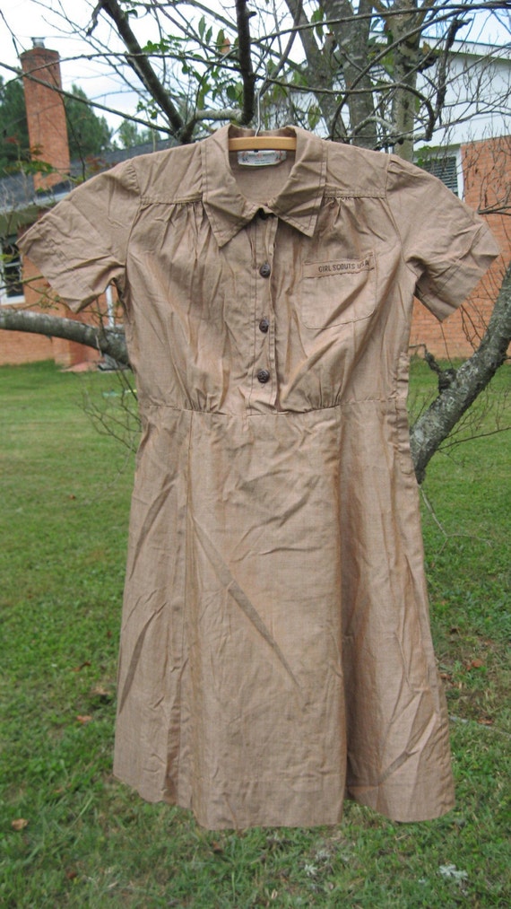1950s Girl Scout Brownie Uniform