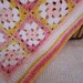 Pink Cuddly Baby Afghan for Little Girls