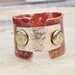 Textured Layered Sterling Copper and Brass Ring Custom