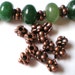 36 Beads copper spacers jewelry making supply 6mm 6mm
