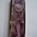 SALE - Pink Dancer Keychain - microscope slide