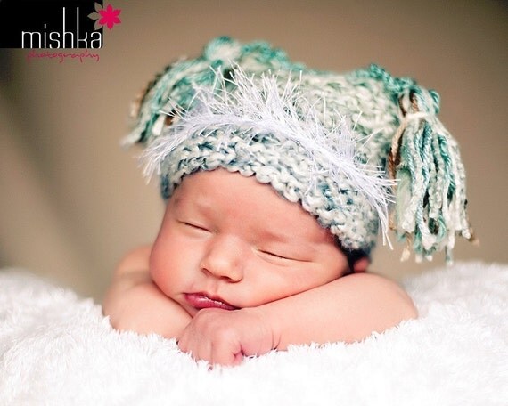 Items similar to Baby Boy HAT - Crochet Jester Hat For ...