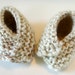 Baby Booties Fortune Cookie Style