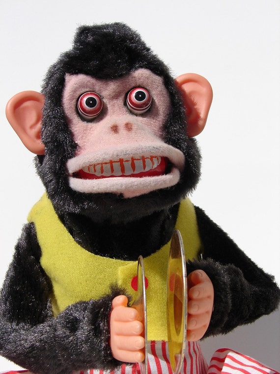 retro monkey toy