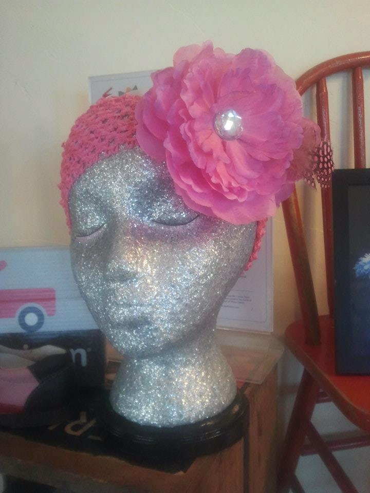 One 1 Glitter & Bedazzled Mannequin Head for Display or Home