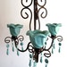Mint Chocolate Chip Candle Chandelier MADE TO ORDER