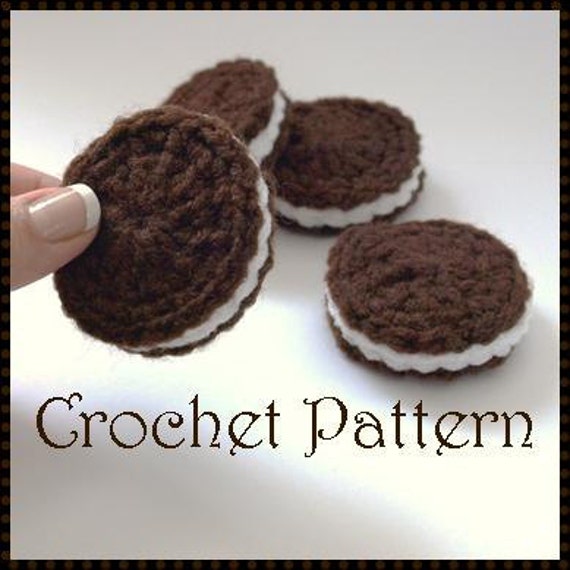 Oreo Cookie Amigurumi Crochet Pattern Automatic Download