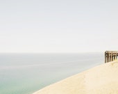 gift under 50 Beach Photography beach photograph minimalist wall art fine art lake michigan blue beige coastal shoreline