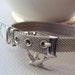 Vintage Silver Mesh bracelet with bird charm