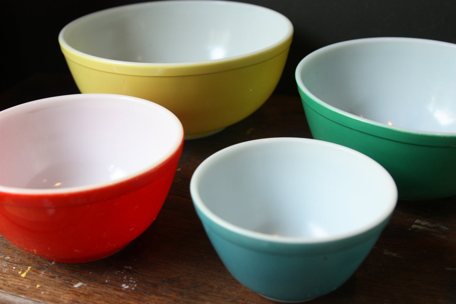 pyrex mixing bowl set with lids