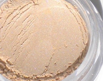 SAND Mineral Eyeshadow - Golden Ivory Beige, Vegan, No Preservatives - 5 Gram Jar with Sifter - On Sale