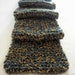 Knit Scarf Vegan Sand and Sea Themed