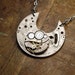 Steampunk Necklace Vintage Elgin Pocket Watch Part Steam Punk Watch Movement Necklace Unique Jewelry by Steampunk Vintage Design