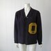 50s mens VARSITY FOOTBALL sweater cardigan size small