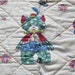 Vintage Baby Quilt Blanket - Calico Animals