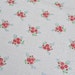 Vintage Fabric - Pink Cottage Roses on Plisse Seersucker - 30 x 38