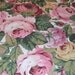 Vintage Bed Sheet - Cottage Roses in Pinks and Purples - Queen Flat