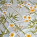 Vintage Fabric - Bamboo and Yellow Blossoms - Upholstery By the Yard