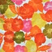 Vintage Fabric - Mod Tropical Flowers - Canvas By the Yard