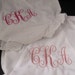 2 Pair Monogrammed Diaper Cover Bloomers Size 0-6 Mth Personalized