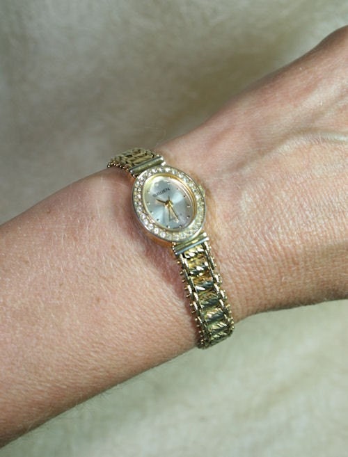 Vintage Gruen Quartz Ladies Watch with by EclecticasiaVintage