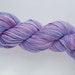 Princess Pink Blue Lavender Colours Hand Dyed Worsted 4ply Yarn OOAK Beauty Destash