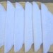Shabby Chic Set of 6 Matching White Vintage Napkins