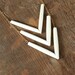White Buffalo - Modern Frontier Chevron Necklace by Prairieoats