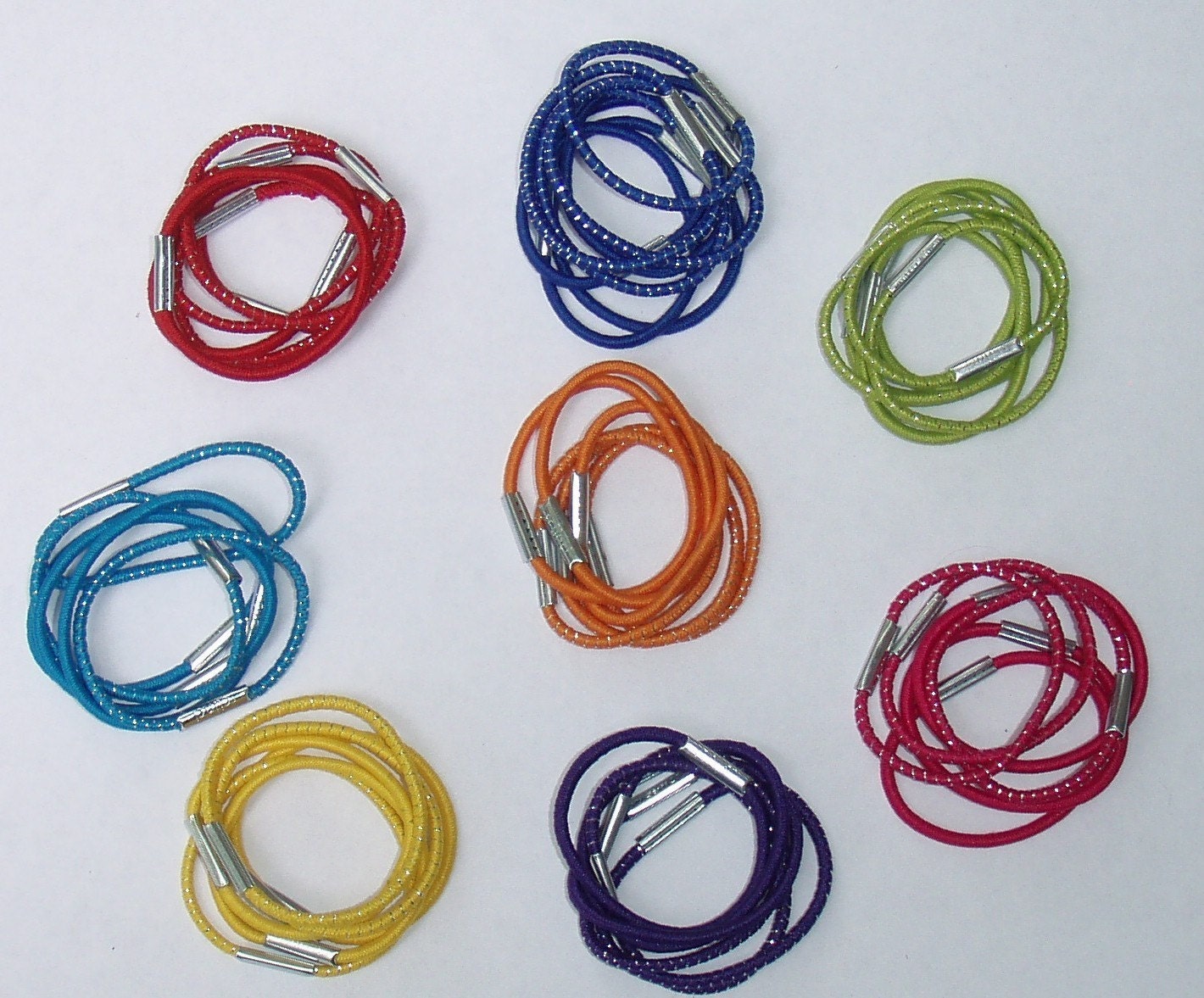 50 Mini/Baby Scunci Thin Hair Elastics Suitable For The