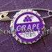 Disney Pixar Up Ellie Grape Soda Bottle Cap Pin Badge