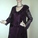 Vintage Dress Jones New York Designer Plum Purple Never Worn Evening Wear Lite Weight 80s