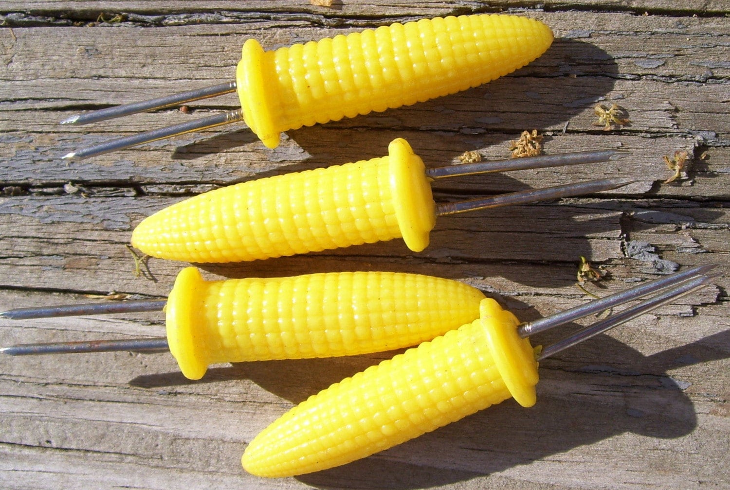 Vintage Corn On The Cob Holders for Two