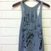 Gray and Black Tri-Blend Racerback Tank Top