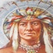 Antique 1910 New Jersey Grocer American Indian Advertising Plate