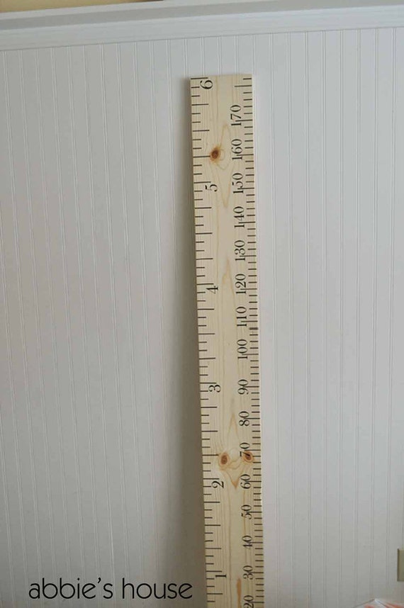 Ruler Growth Chart Inches/Centimeters Kit DIY by AbbiesHouse