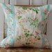 Cottage Pillow, Shabby Chic Pillow Cover, Decorative Pillows,