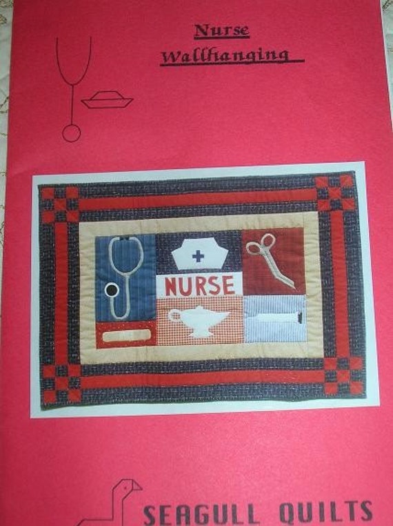 Nurse Wallhanging by Seagull Quilts quilt pattern finished