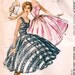 Vintage 1950's McCalls Sewing Pattern 4570 - BODICE & Overskirt - size 14 Uncut