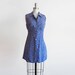 CLEARANCE Vintage Sleeveless Grunge Floral Mini Dress Tunic