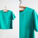Vintage 80s Boxy Shell Blouse