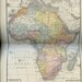 1907 Map Of Africa - Antique Lithograph - Upcycled - Rand McNally