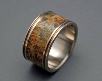 wedding rings, titanium rings, wood rings, men's ring, women's ring, unique ring, engagement, commitment - how MUCH a HEART can HOLD