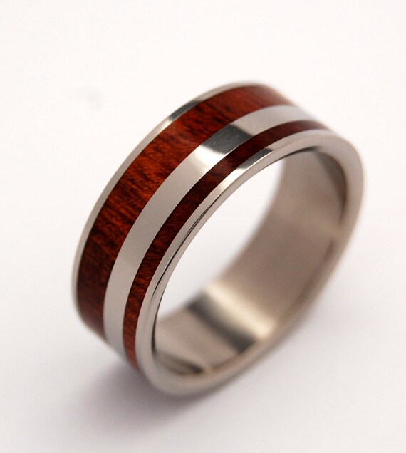 wedding rings titanium rings wood rings mens rings